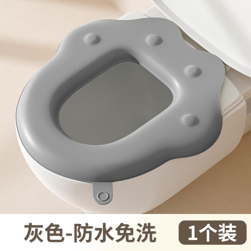 Водонепроницаемая подушка для сиденья унитаза Four Seasons Универсальная подушка для сиденья унитаза Бытовая крышка для сиденья унитаза