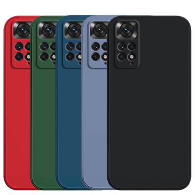 Силиконовый чехол для Xiaomi Redmi Note 11 Pro 12 13 11S 10 Pro 9 10s Redmi 13C 12C A2 10C противоударный жидкий чехол для телефона Poco X6 M6 X5 F5 X4 Pro 5G M4 X3