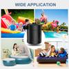 Electric Air Pump Inflator Air Compressor Battery Rechargeable Portable For PVC Boat Mattress Inflatable Pool Raft Tyre Balls