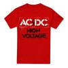 AC/DC Унисекс футболка для взрослых с трафаретом высокого напряжения