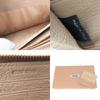 Used MIUMIU Purse Zip Around 5M0506 leather CAMMEO pink beige Dark marks color
