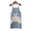 Oil Proof Kitchen Apron Cute Puppy Work Apron Easy To Clean Resistant To Dirt Clothes  Cooking