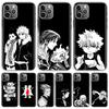 Черно-белый Hunter X Для iPhone 17 Air 16 15 14 Plus 13 Mini 12 11 Pro Max Чехол для телефона 16E 7 Печать 8 SE Fundas Чехол Мягкий Coque 1