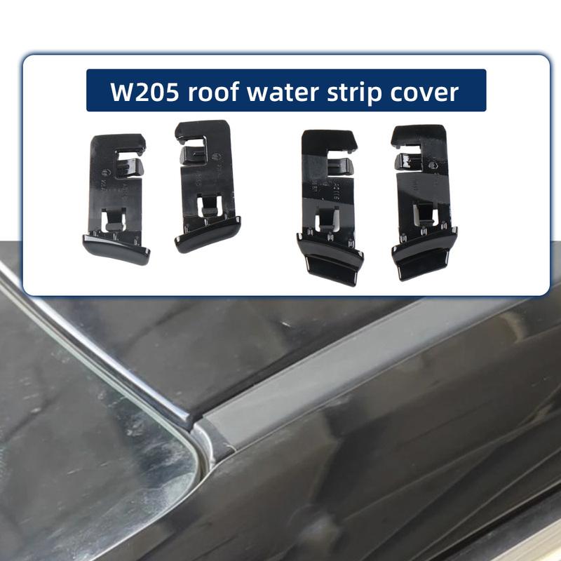 Flat Cap Dome Cap Roof Molding End Cover Roof Drip Molding Cap for Mercedes-Benz C-Class W205 2015- 2056900982 2056901082