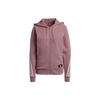 Essential 3-Stripes Full Zip Hoodie Women Jackets Purple HE1659