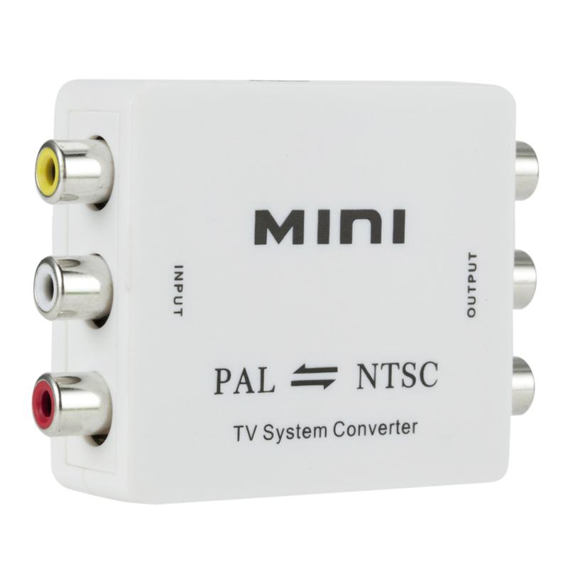 Mini PAL NTSC Bi-direction TV System Converter Switcher PAL to NTSC NTSC to PAL Dual-Way TV Composite Connection Converters