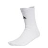 Adidas EVZ98 Tennis Cushion Crew Size 1 Pair Men's Socks, White/Black (HT1644), Small,