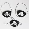 12Pcs/set Pirate Eye Patches One Eye Skull Eye Mask for Halloween Party Decor Christmas and Children Party Favors Black