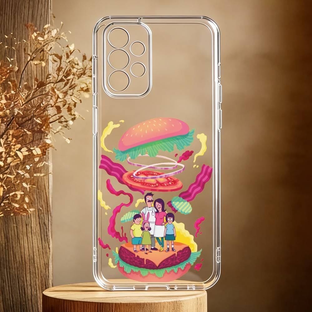 Чехол для телефона B-Bob's B-Burgers-RS для Samsung Galaxy A71, A70, A52, A51, A40, A30 Прозрачная крышка