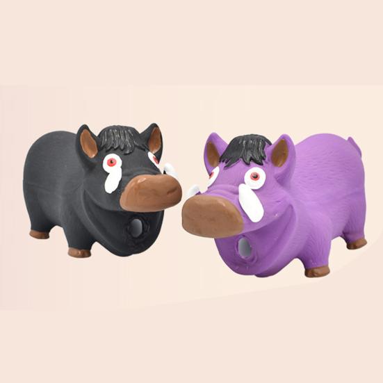 Жевательная игрушка для собак, хорошая прочность, креативная, устойчивая к укусам, со звуковым эффектом, в форме свиньи, звуковая игрушка для собак, товары для домашних животных