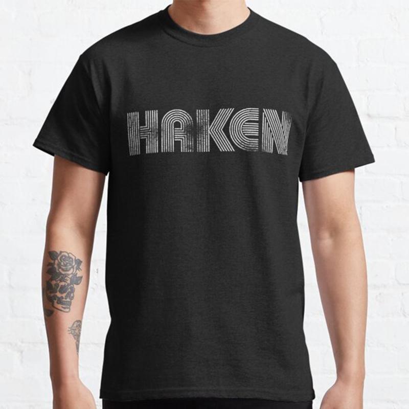 Плюс размер S-3XL Haken Rock Band England принтованная футболка мужские топы модная одежда футболки