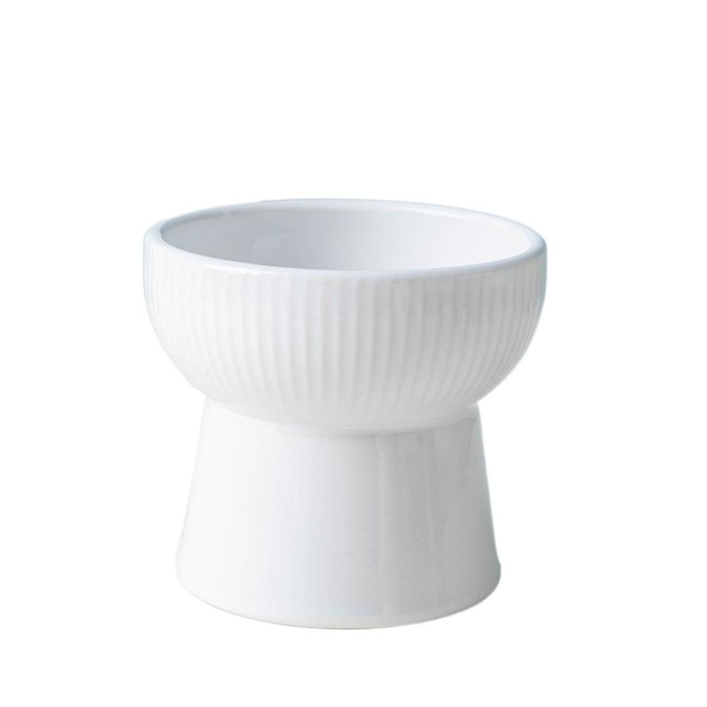 Творческая миска для домашних животных с высокой ножкой, керамическая поилка для домашних животных, кормушка для собак, защита шеи