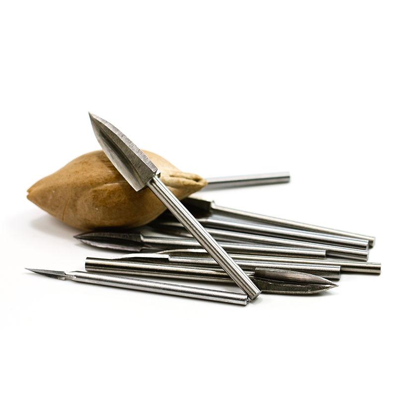 Сверло для резьбы по дереву HSS Набор сверл для гравировки из цельного карбида вольфрама