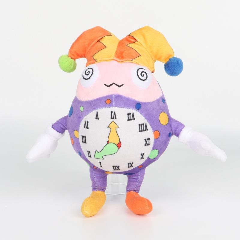 New Jax Scratch Clock Pomni Dolls The Amazing Digital Circus Anime Surrounding Plush Toys PP Cotton Best Festival Gifts for Kids