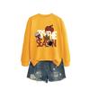 New European and American Large Size Fashion Sweatshirt Autumn Women's Sweatshirt Autumn and Winter Women's Thickened Sweatshirt Jacket