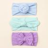 New children's headband, baby soft bow flower headscarf, cute princess hair accessories baby hair accessories