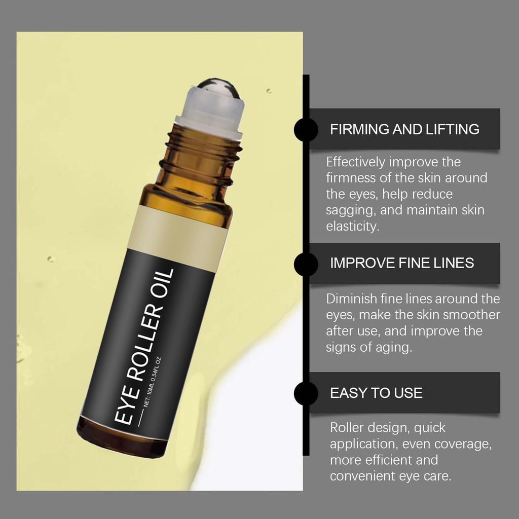 Укрепляющее масло для век, увлажняющее, смягчающее кожу вокруг глаз, освежающее массажное масло, 10 мл