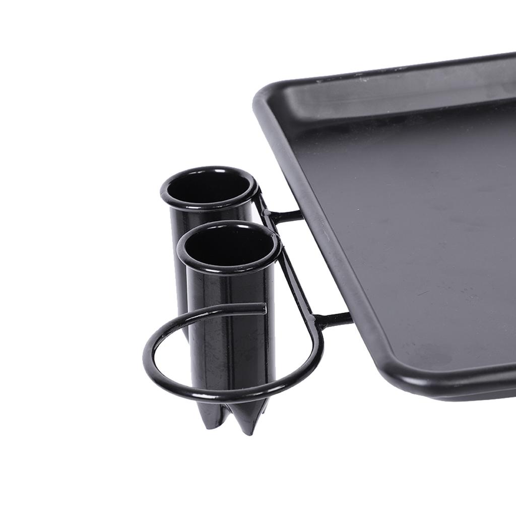 Aluminium Hair Salon Instrument Tray Adjustable Height Trolley Beauty Tools