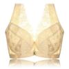 Женский ультра тонкий бюстгальтер-минимайзер большого размера без подкладки на косточках, сексуальное кружевное белье