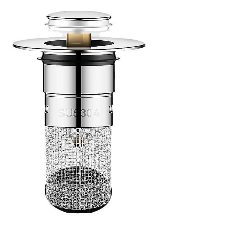 Универсальная всплывающая пробка для слива раковины, защита от засоров, запахов и насекомых, фильтр для волос, заглушка для раковины в ванной