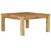 VidaXL Coffee Table 80x80x40 Cm Solid Mango Wood