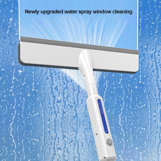 Скребок для чистки окон, двусторонний распылитель, расширительный скребок для мытья окон с длинной ручкой, ручной скребок для окон и зеркал