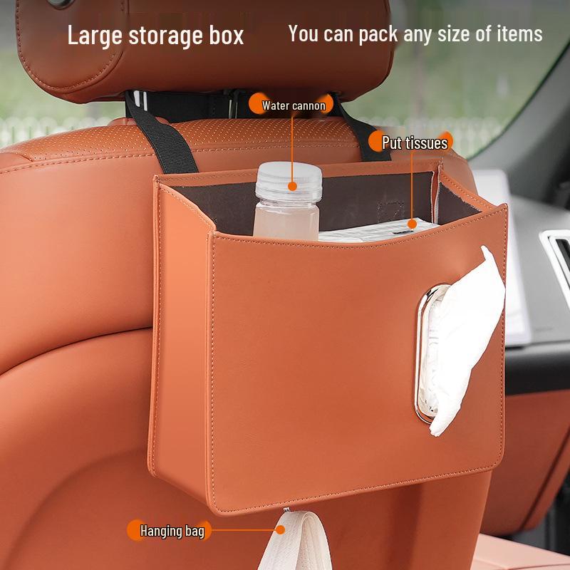Многофункциональный органайзер на спинку автомобильного сиденья: Простое и практичное решение для хранения