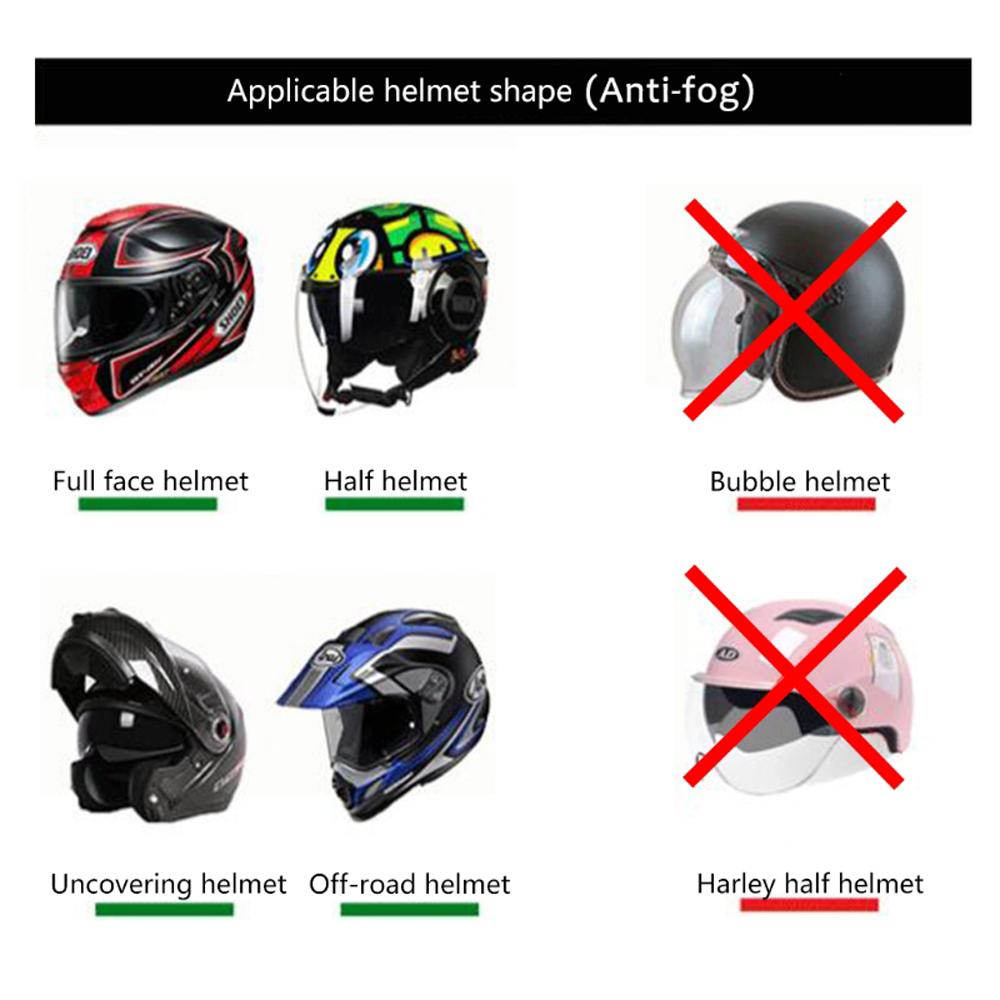 Водонепроницаемая линза MT Helmets Защитная пленка от дождя Пленка для мотоциклетного шлема Мотоциклетный шлем Защита от запотевания