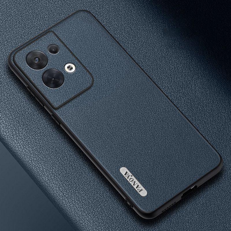 Роскошный кожаный чехол для OPPO Reno 8 9 Pro Plus 5G Задняя крышка Матовая силиконовая защита Чехол для телефона для OPPO Reno 7 Pro 7 SE Coque