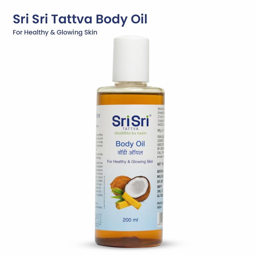 Sri Sri Tattva Название: Shuddhta Ka Naam Масло для тела 200 мл Одиночная упаковка Для гладкой увлажненной кожи