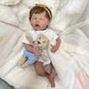 Cute Lifelike Sleeping Reborn Babies Dolls Twin A 18'' 48cm 3D High-color Painting Skin Simulation Doll Real Looking Newborn Dolls for Kids Xmas Gifts