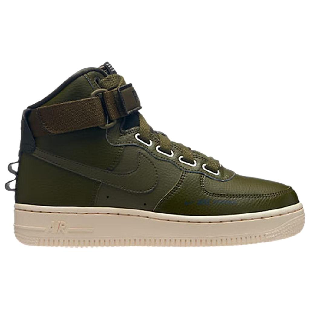 Nike Женские кроссовки Air Force 1 High Utility Оливковый холст AJ7311-300