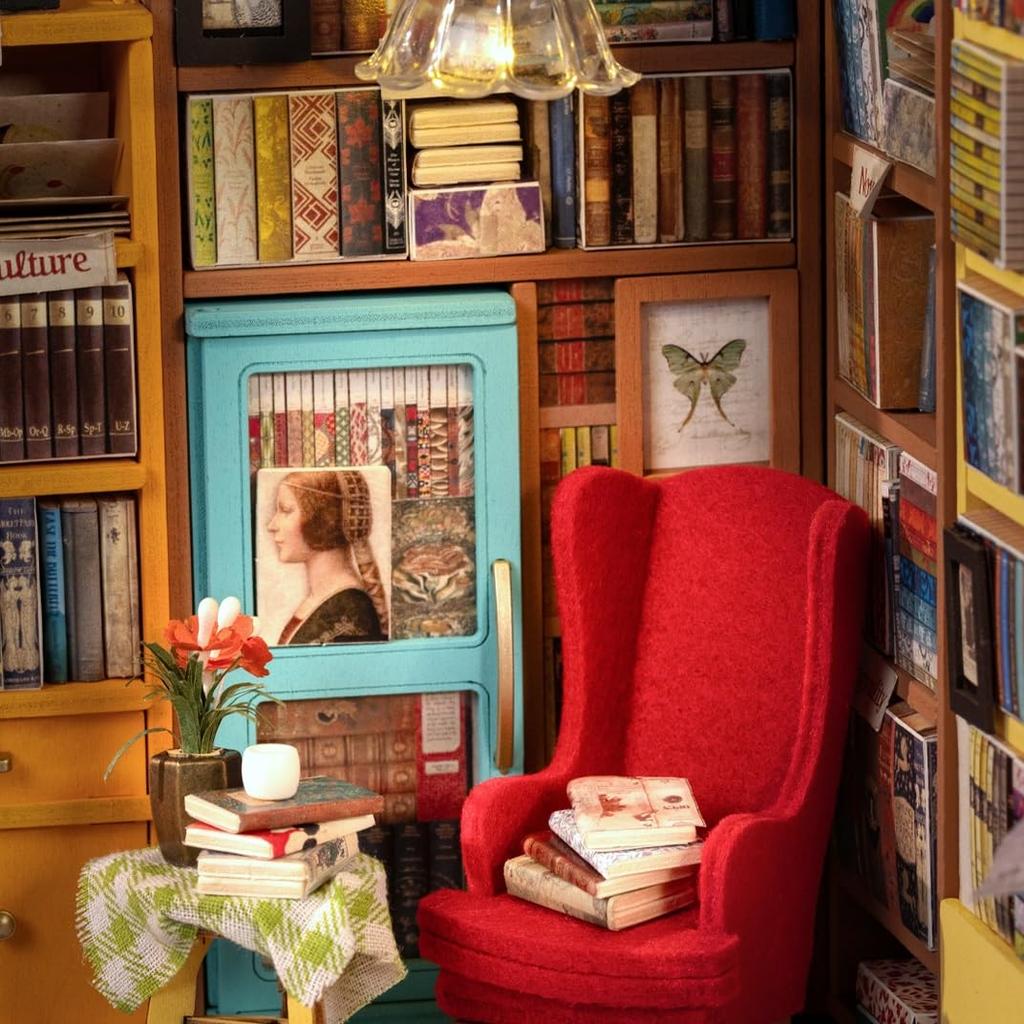 Tsukurundesu® DIY Miniature House Dollhouse DG Series with Japanese Instructions (Art Book Store)