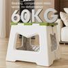 Thickened Folding Step Stool Lightweight Footstool Multi Purpose Foldable Stool  Hiking