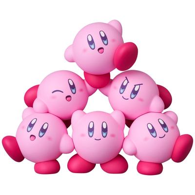 Medicom Toy UDF Фигурка Сверхдетализации №814 Кирби из 'Gather!' Кирби 80 мм Масштаб вне масштаба Раскрашенная Коллекционная Фигурка