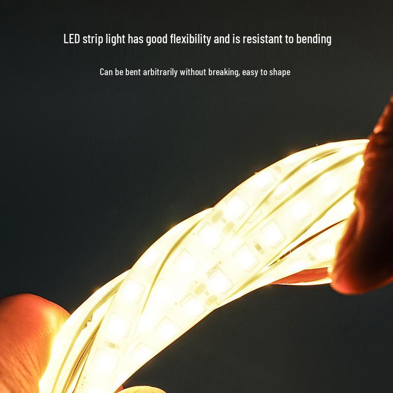 Водонепроницаемая низковольтная IP68 силиконовая COB светодиодная лента 24В/12В, подводная, самоклеящаяся, гибкая для наружного использования.