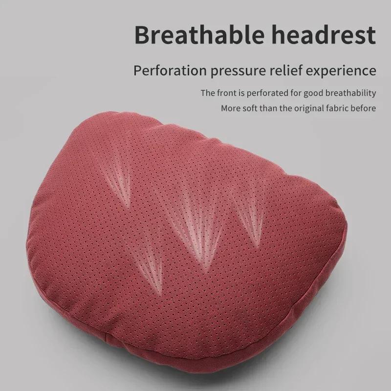 Top Quality Car Headrest Neck Support Seat Soft Neck F Pillow Breathable For Maybach S Class Design Universal Protector Neck