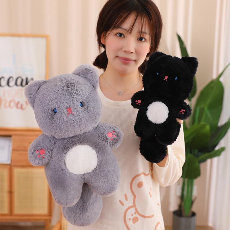 Cartoon Cloth Cloth Cat Plush Doll Soft Cute Kitten Cloth Doll Children Sleep Holding Doll Birthday Gift