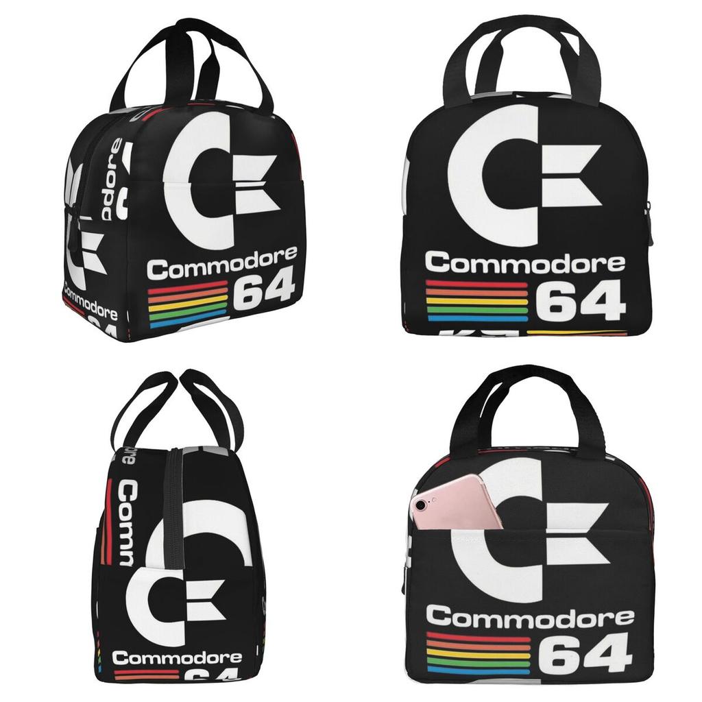 Commodore 64 Insulated Lunch Bag for Kids School Cooler Thermal Food Box Tote Portable Lunch Boxes Container