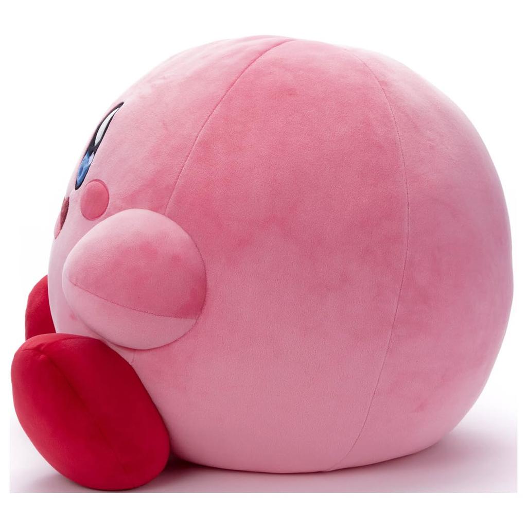 Takara Tomy Arts Kirby of the Stars Mocchi-Mocchi-GameStyle Extra Large Kirby (Kirby's Gourmet Fest) Plush Toy, Approximately 50cm Wide