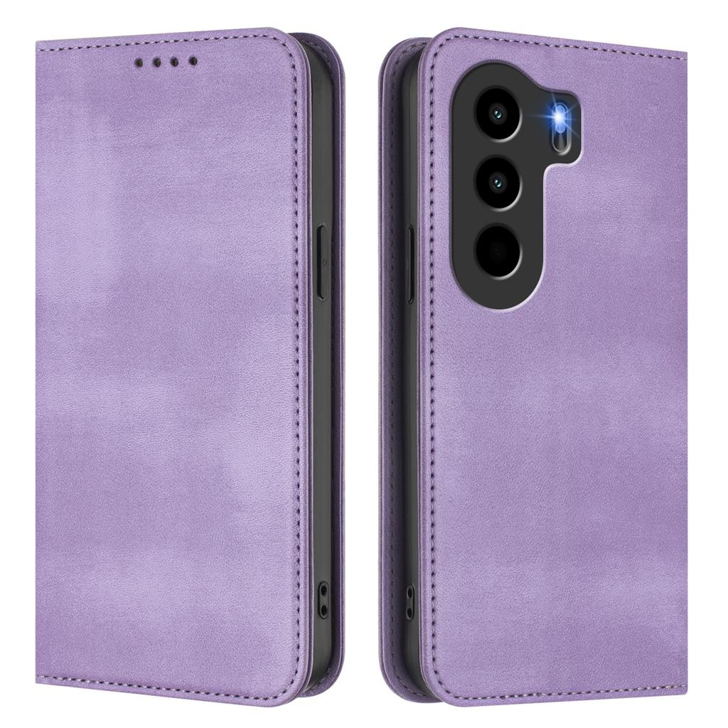 For Itel Power 70 4G Wallet Cases Retro Texture RFID Blocking Leather Phone Cover