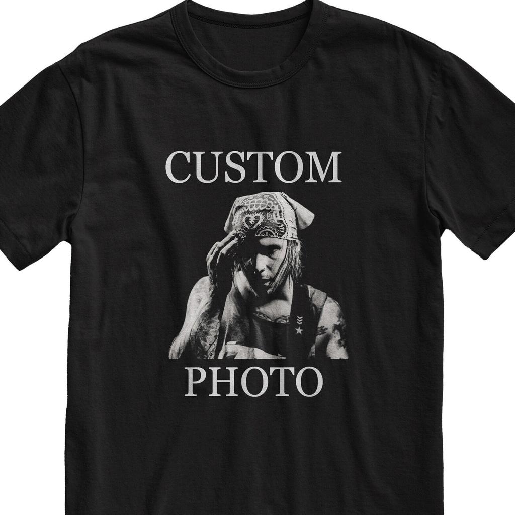 Custom Photo and Text T-Shirt, Personalized Graphic Tee