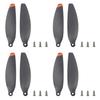 2 Pair Propellers Noise Reduction Quadcopter Propellers+Screws Replacement UAV Accessories
