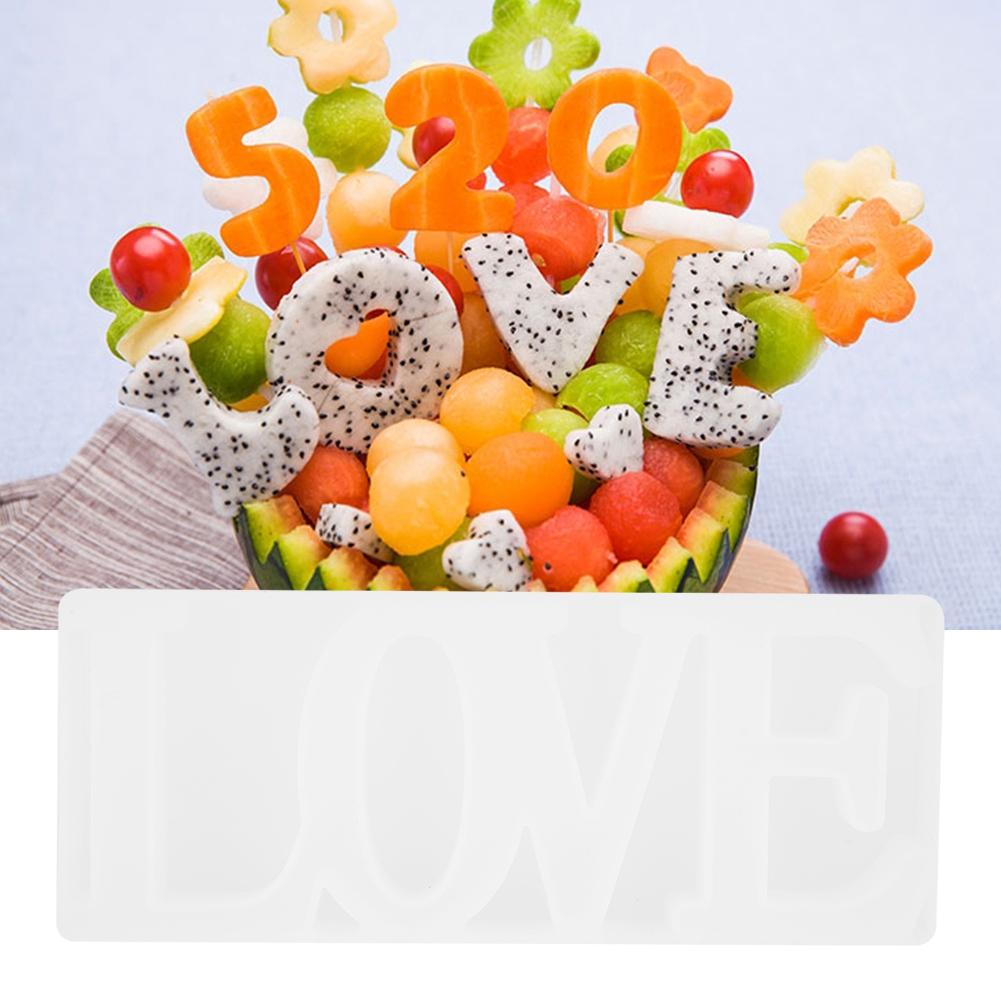 Stylish English Letter Shape Cake Mold Silicone Baking Mould Tool DIY Decorating Accessories