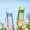 Simple Square Water Bottle Personalized 500ml Portable Creative Portable Cup Leak Proof Heat-Resistant Plastic Sport Bottle