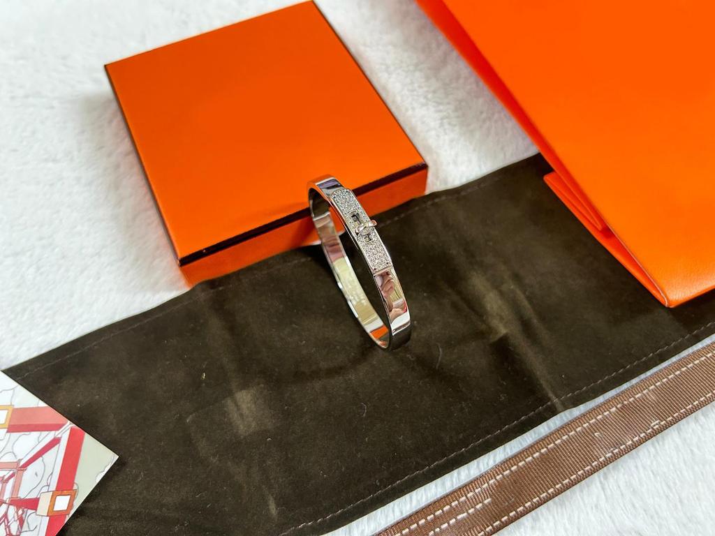 Женский браслет Kelly Pig Nose Полностью Алмазный - V Золото Розовое Золото, Легкая Роскошь Мода