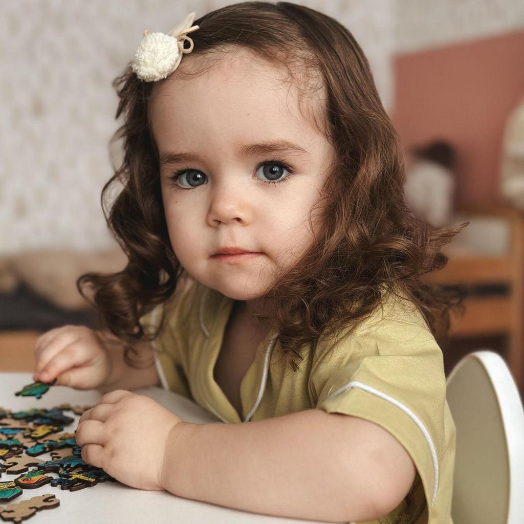 Комплект детской хлопковой пижамы в корейском стиле для всей семьи - Версия с коротким рукавом для девочек и мальчиков