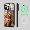 Чехол для телефона Singer S-Sabrina C-Carpenter Магнитный чехол Для IPhone 16 14 13 12 11 15 Pro Max Plus Для Magsafe Беспроводная зарядка