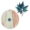 Stylish Alloy Maple Leaf Brooch Pin With Cloisonne Detailing For Dresses Coats Jackets Versatile Outfit Enhancer