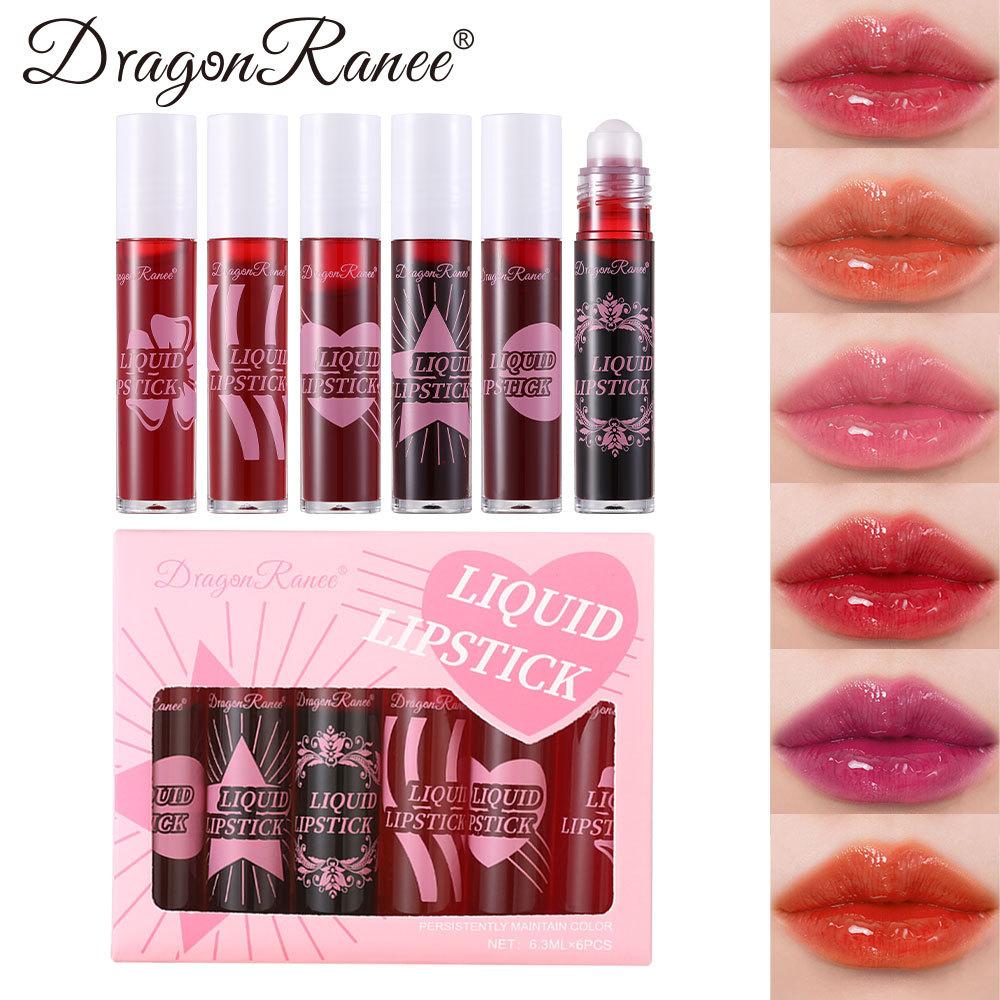 Girlish & Juicy Color Lip Tint with Moisture Essence Dye Lip Liquid, стойкое увлажнение и яркий блеск, средство для придания объема и пухлости губам для женщин